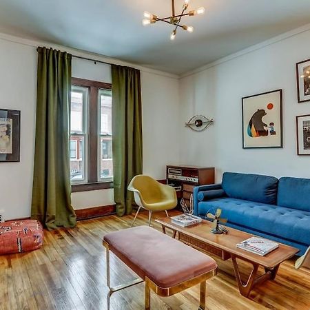 Luxe Mid-Century Styled Historic Townhouse #1 Villa Detroit Eksteriør billede
