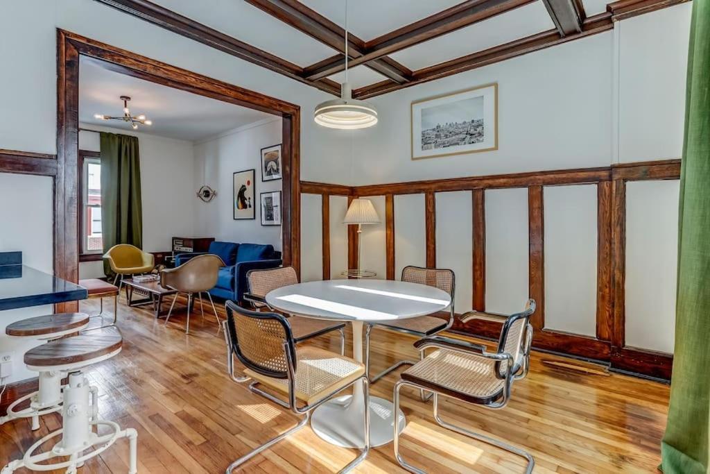 Luxe Mid-Century Styled Historic Townhouse #1 Villa Detroit Eksteriør billede